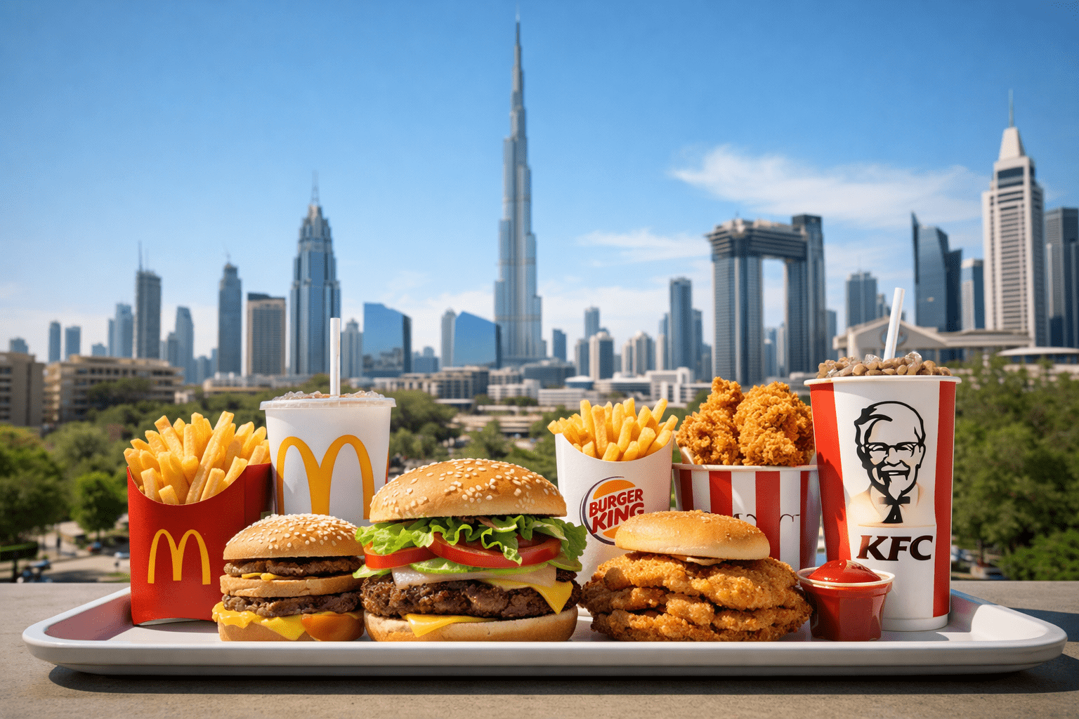 مطاعم الوجبات السريعة في دبي