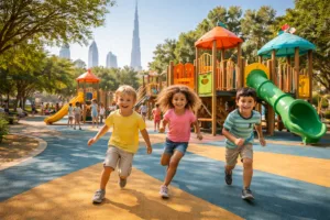 شاهد أفضل حدائق في دبي للأطفال