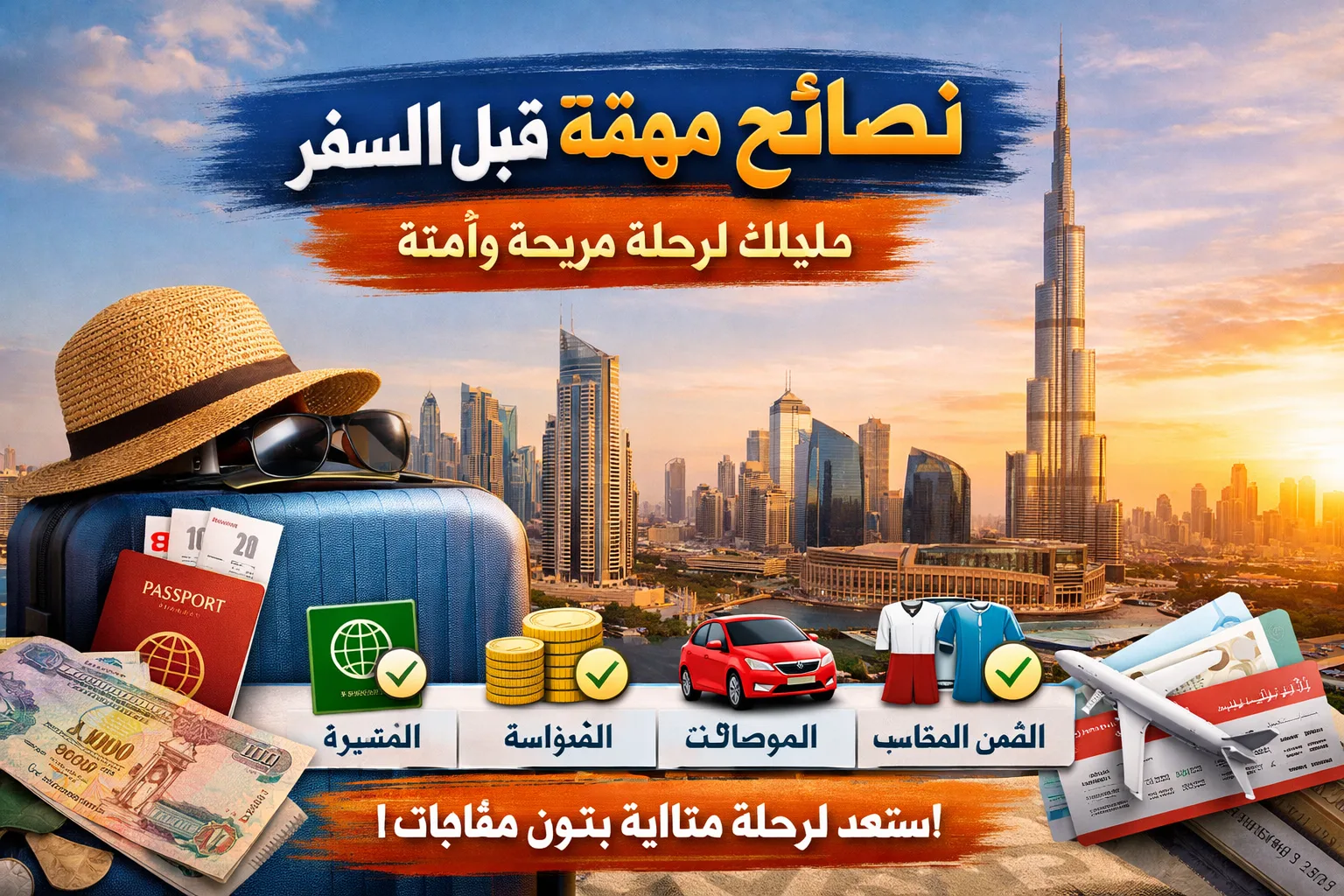 نصائح مهمة قبل السفر إلي دبي