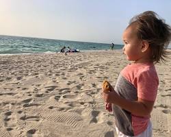 حديقة شاطئ الممزر في دبي مكان مثالي للعوائل مع مساحات خضراء وألعاب أطفال